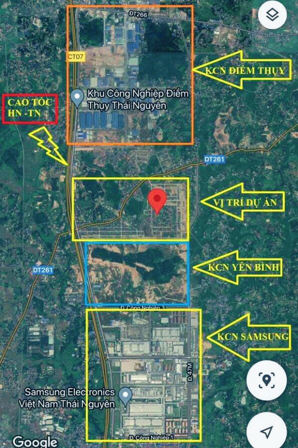 Cần bán Đất nền dự án Xã Hồng Tiến, Phổ Yên, Diện tích 120m², Giá 17 Triệu/m² - LH: 0915990629