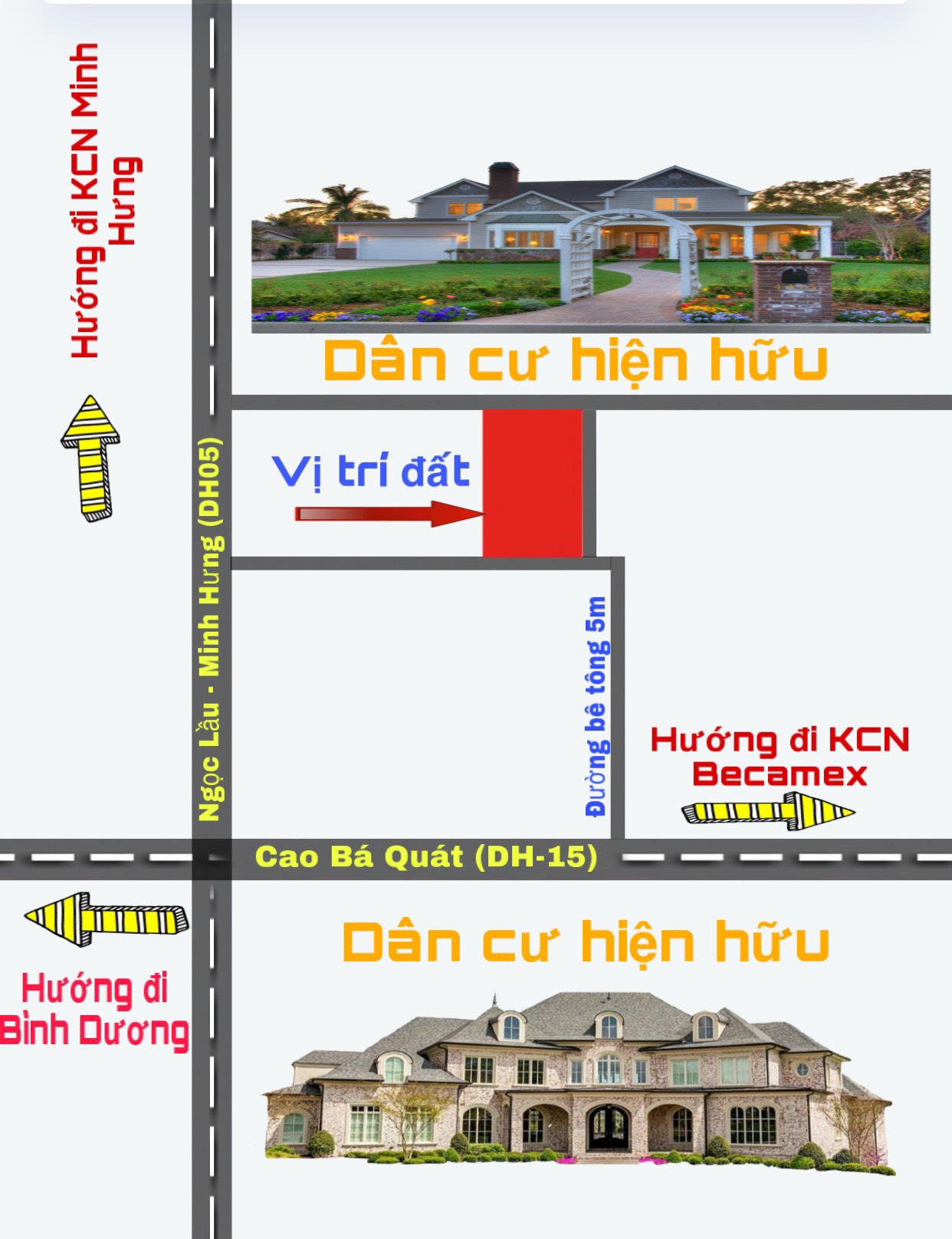 Cần bán Đất đường Cao Bá Quát, Xã Minh Hưng, Diện tích 225m², Giá 470 Triệu - LH: 0353197998 6
