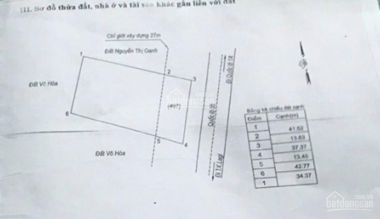 37m Mặt Tiền Ql55 - đất được Lên Thổ - Giá 110tri/m 3