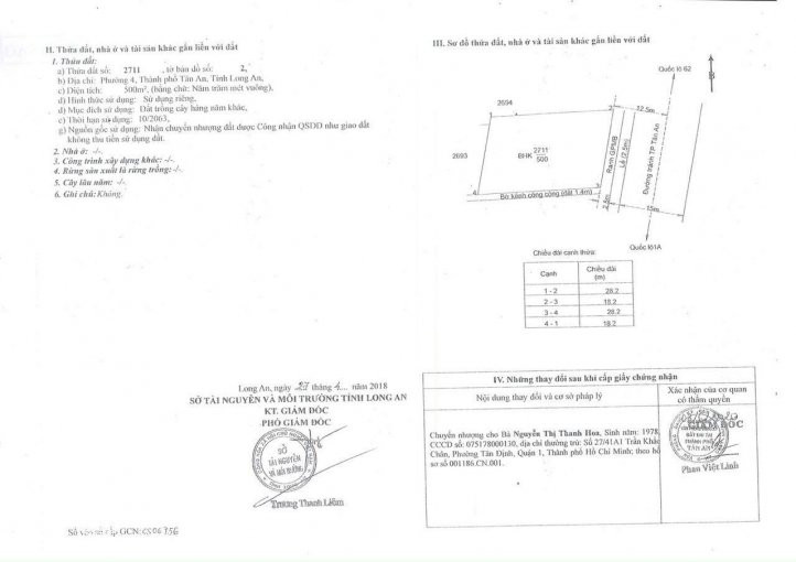 Chính Chủ Bán Nhanh đất Mặt Tiền đường Chính Tp Tân An, Long An 3