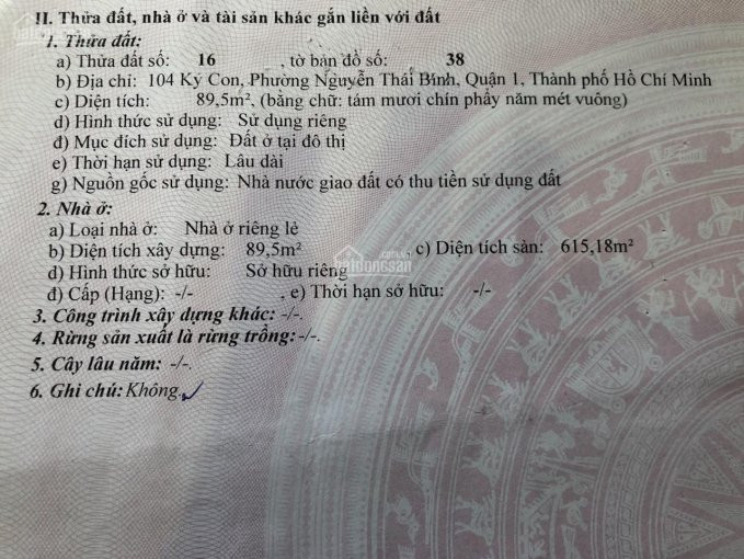 Chính Chủ Bán Nhanh Nhà 104 Ký Con, Phường Nguyễn Thái Bình, Quận 1 Nhà 8 Tầng Hợp đồng Thuê 200 Triệu 5