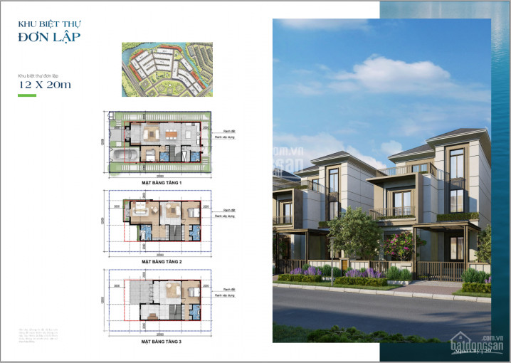 Chính Chủ Giảm Giá Sâu Biệt Thự đơn Aqua City, 12x20m View Sông, Giá Rẻ 11,46 Tỷ, 0977771919 1