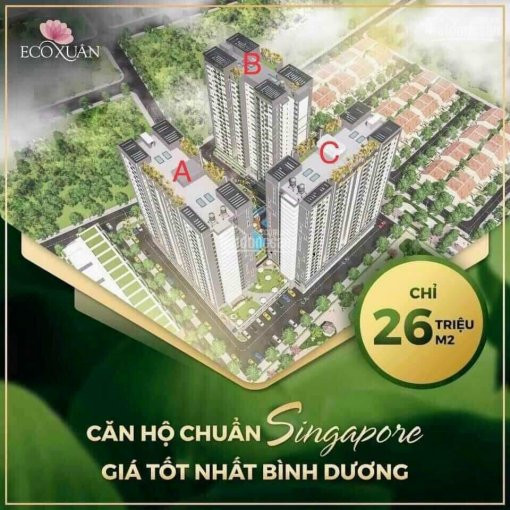 Mở Bán Căn Hộ Eco Xuân Mặt Tiền Ql13 - Ngay Lotte Mart Bình Dương, Giá Chỉ Từ 1,8 Tỷ/căn 2pn 1