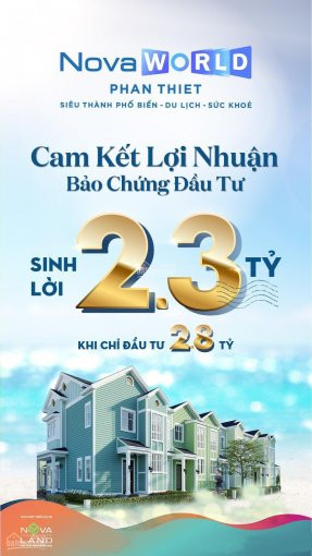 Sở Hữu Second Home Tại Khu đô Thị Nghỉ Dưỡng Novaworld Phan Thiết Cam Kết Mua Lại 16%năk 1