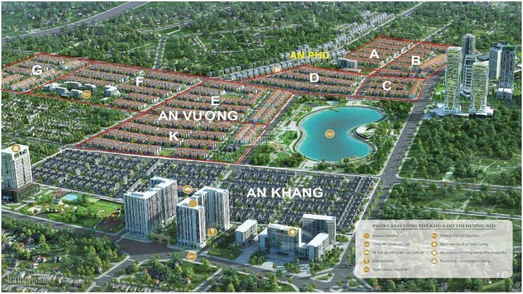 0982089216 - Phòng Bán Hàng Phân Phối Biệt Thự An Vượng Villa - Kđt Dương Nội 164 M2 đến 300m2