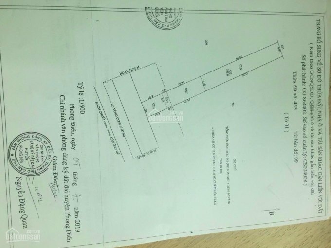 Bán Mặt Tiền Lộ Vòng Cung (tỉnh Lộ 923) Ngang 6m Dài 60m Có 100m2 Thổ Cư 2