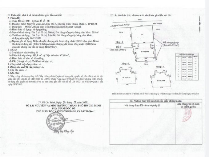 Biệt Thự Song Lập 320 Nguyễn Văn Linh, P Bình Thuận, Q 7, Dt: 493m2 Giá: 41,79 Tỷ 8