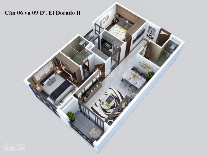 Căn 2pn 76m2 Giá 3,4 Tỷ Sát Hồ Tây D' El Dorado Phú Thanh - Cđt Thm(0967713188) 7