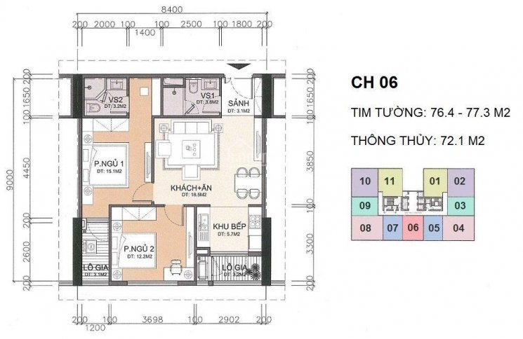 Cắt Lỗ Căn Hộ 2 Phòng Ngủ 1906 (72m2) Tại Dự án A10 Nam Trung Yên, Giá Chỉ 30tr/m2 0919130482