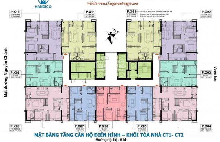 Cắt Lỗ Căn Hộ 2 Phòng Ngủ 1906 (72m2) Tại Dự án A10 Nam Trung Yên, Giá Chỉ 30tr/m2 0919130482 3