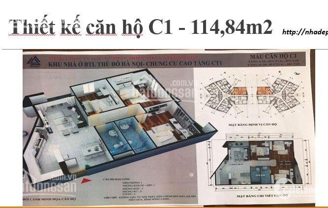 Cắt Lỗ Ch 4pn A-2205 (115m2) ở Ct1 Yên Nghĩa -hà đông (chung Cư Bộ Tư Lệnh) Chỉ 11tr/m2, 0919130482 5