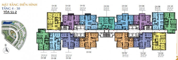 Cc Bán Gấp Ch Sunshine City 1505-s3(73m2), 1506-s2(85m2) 1505-s2(97m2) Giá 32tr/m2,0 9819 1 7 8 83 2