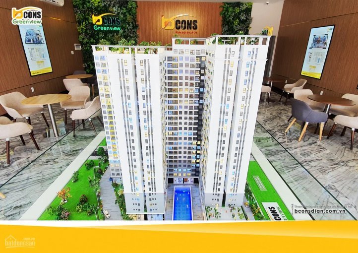 Ch Bcons Green View, 2pn 2wc 5133m2 Tầng Thấp View Hồ Bơi Giá Gốc Chủ đầu Tư, Có Nhà Mẫu Thực Tế 2