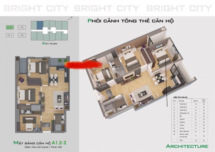 Chính Chủ Bán Căn Hộ 80m2 3pn 2vs, Ngay Mặt đường 32 Giá Siêu Rẻ 1 Tỷ 3, Lh 0977965395 2