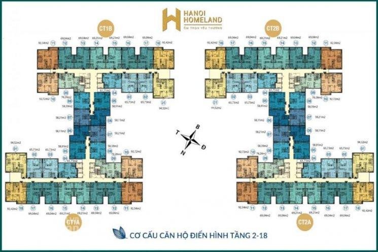 Chính Chủ Bán Gấp Căn Hộ 801 Ct2b,dt 94,52m2,chung Cư Hà Nội Homeland,lb,giá 2280tỷlh 0944891661