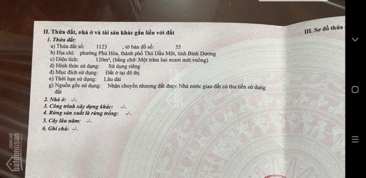 Chính Chủ Bán Nhanh đất đường N7, Kdc Phú Hòa 1, Rẻ Nhât Thị Trường, Dt 6x20,5m Gần Chung Cư Phú Hòa, Sầm Uất 6