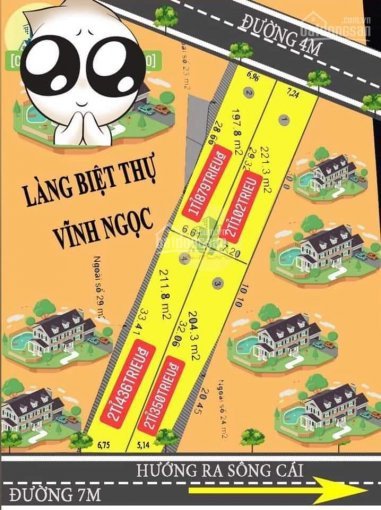 Chính Chủ Bán Nhanh đất Mặt Tiền đường Sông Cái Vĩnh Ngọc Phù Hợp Xây Vila Nhà Trọ