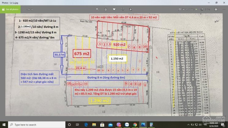 Chính Chủ Bán Nhanh đất Thuộc Khu Dân Cư (không Bị Quy Hoạch) Mặt Tiền đường Lò Lu, P Trường Thạnh, Q9, Giá 27 Tr/2