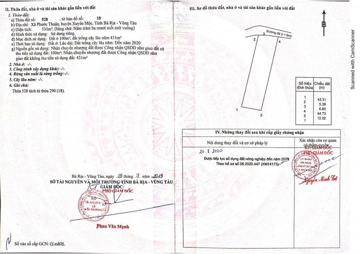 Chính Chủ Bán Nhanh đất Ven Biển Hồ Tràm - Xuyên Mộc, Sổ Hồng Riêng Thổ Cư 41tr/m2 3