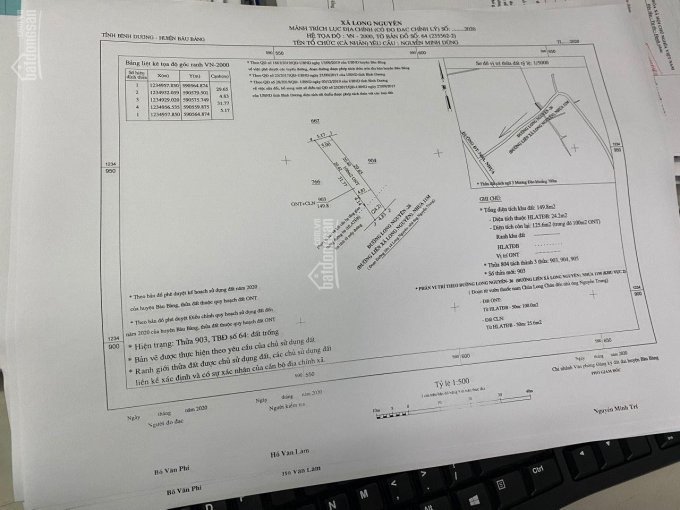 Chính Chủ Bán Nhanh Gấp Lô đất Ngay Chợ Bến Cát, Mặt Tiền đường Nhựa Lớn, Thổ Cư 100%, Dân Cư đông đúc 5