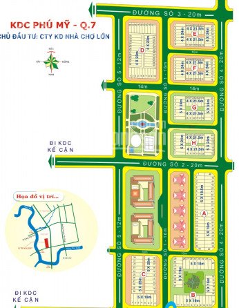 Chính Chủ Bán Nhanh Lô đất 5x25m Mặt Tiền đường 14m Kdc Phú Mỹ - Chợ Lớn, đường Phạm Hữu Lầu, Phú Mỹ, Q7 Lh Thắng 3