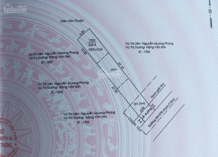 Chính Chủ Bán Nhanh Lô đất Mt Dx 078 Ngay Sát Trụ Sở Bch Quân Sự Tp Thủ Dầu Một Và Khu Bệnh Viện 1500g, Giá Rẻ 7