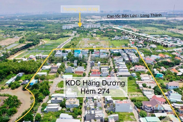 Chính Chủ Bán Nhanh Lô Góc 2 Mặt Tiền đường Kdc Hàng Dương Hẻm 274 Nguyễn Văn Tạo, Ngay Trường Quốc Tế Mỹ