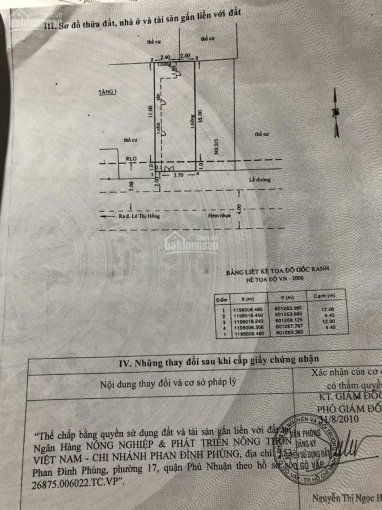 Chính Chủ Bán Nhanh Nhà Cấp 4 Mặt Tiền Chợ Căn Cứ 26, đường Lê Thị Hồng, Phường 17, Gò Vấp