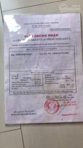 Chính Chủ Bán Nhanh Nhà Hẻm 8m đường Tân Hương, Phường Tân Quý, Q Tân Phú 4