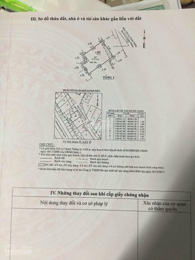 Chính Chủ Bán Nhanh Nhà Hẻm Xe Ba Gác Sát Mặt Tiền Lý Chính Thắng, Q3 40 M2, 4,75 Tỷ (tl) Diện Tích: 5m X 8m 2