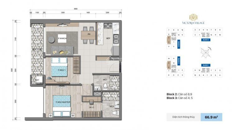 Chính Chủ Cần Bán Lại Căn Victoria Village Quận 2, Giá Tốt 35 Tỷ/64m2 Lịch Thanh Toán 1%, View Sông 7