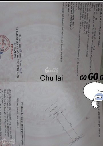 Chủ Cần Bán Gấp Lô đất đường Chu Lai (khu Phố Chợ Hoà Hải)