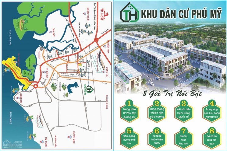 đất Dự án Khu đô Thị Phú Mỹ đối Diện Cụm Công Nghiệp Hắc Dịch Sở Hữu Bốn Mặt Tiền, Shr 0392982110 3