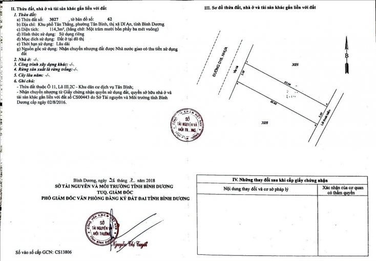 Nhượng Lô đất D16 Biconsi, 1143m2, Ngang 5m Sổ Sẵn Có Thổ Cư 100%, đường Nhựa 12m 2