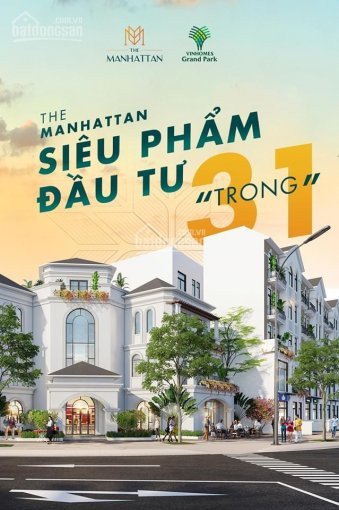 Siêu Phẩm Shopehouse,villa The Manhattan Glory Trái Tim Tại đại Lộ Danh Vọng Của Vinhome Grand Park