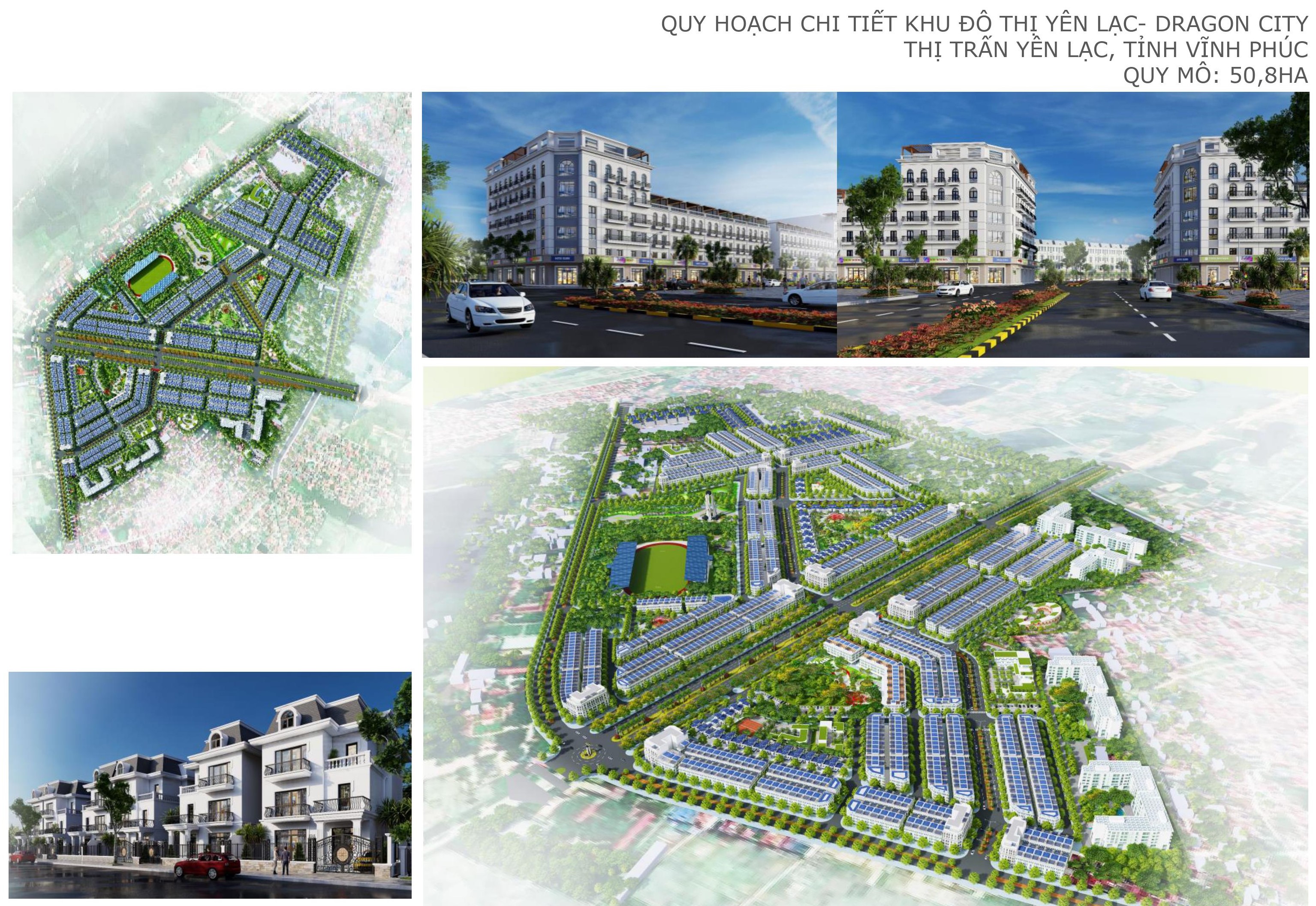 Thông tin dự án khu đô thị Yên Lạc Dragon City Vĩnh Phúc - Mở bán đợt 1 CĐT tập đoàn Kết Hiền 1