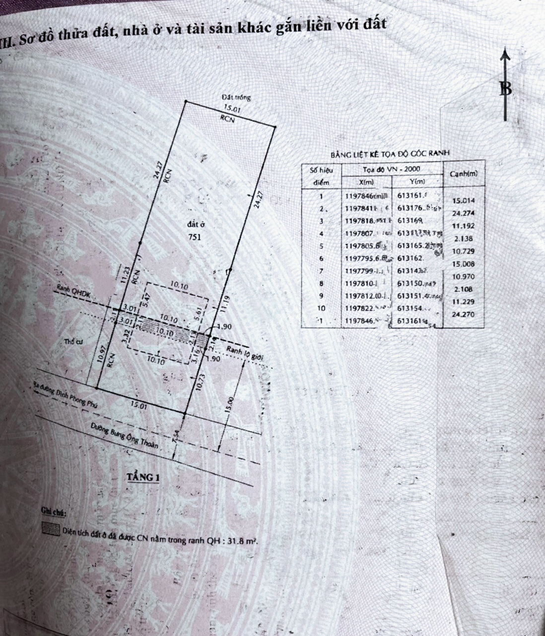 Cần bán Nhà mặt tiền đường Bưng Ông Thoàn, Phường Tăng Nhơn Phú B, Diện tích 727m², Giá 46 Tỷ 1