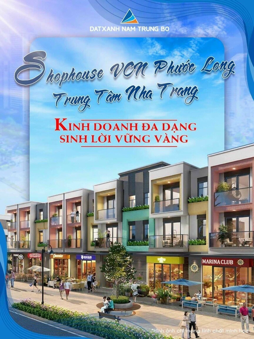 Bán Shophouse VCN Phước Long 2 Nha Trang, đường 43M, thuộc KĐT Phước Long 2 10