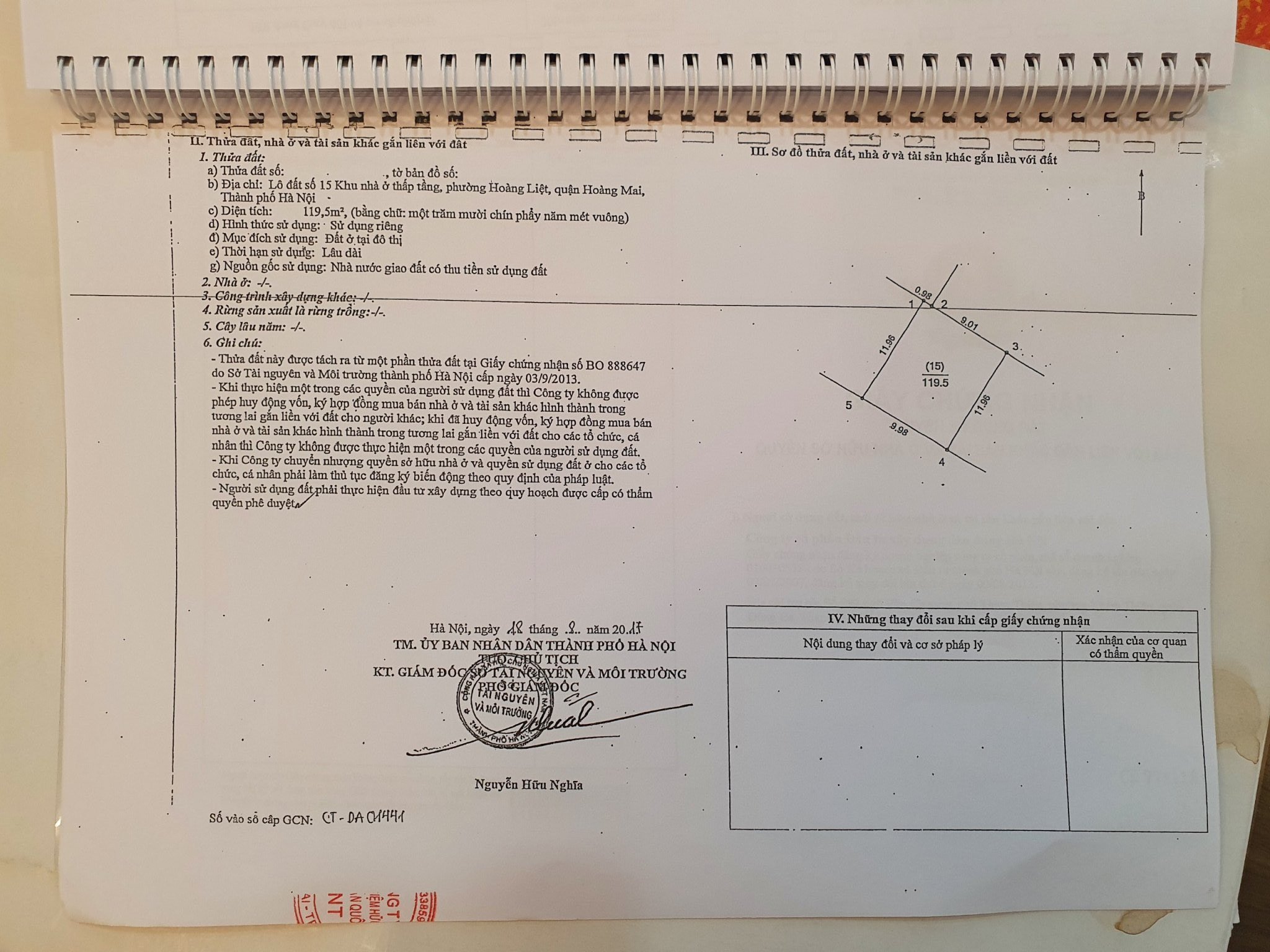 Cần bán Biệt thự đường Vành Đai 3, Phường Hoàng Liệt, Diện tích 119m², Giá 132 Triệu/m² 5