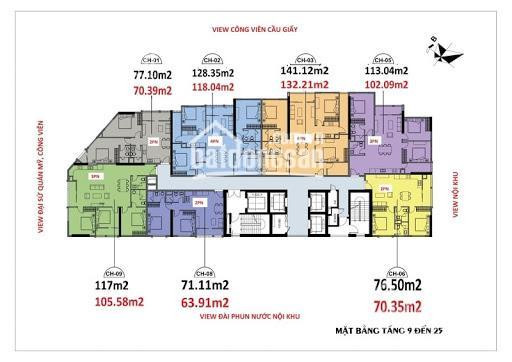 Cắt Lỗ 2 Căn Hộ Siêu đẹp 1208(64m2) Và 2202(118m2) Tại Luxury Park View Chỉ 36tr/m2 0989582529 2