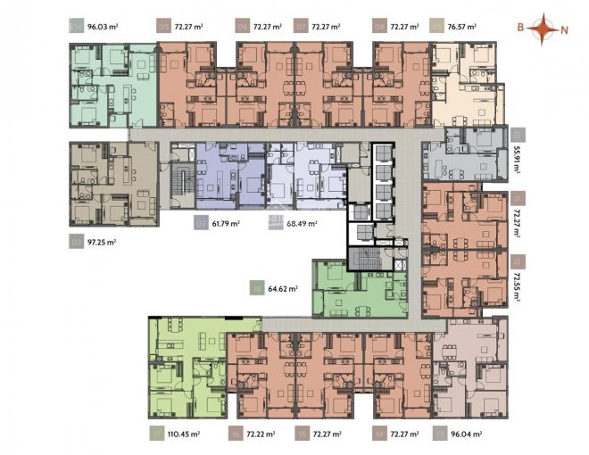 Chính Chủ Bán Căn 2 Phòng Ngủ, Diện Tích 7227m2 Dự án Ascent Plaza, Chênh Lệch Thấp Chỉ 10 Triệu 2