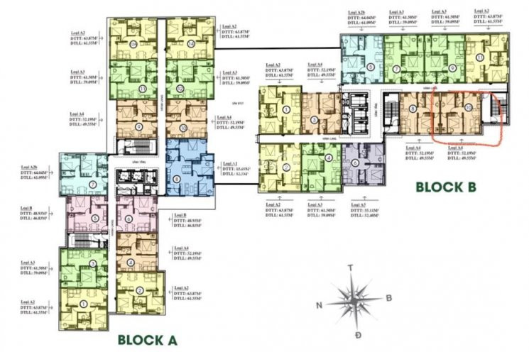 Chính Chủ Bán Nhanh Căn 2 Phòng Ngủ Căn Góc Cuối Block B 1