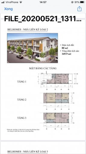 Chính Chủ Bán Nhanh Nhanh T2 Belhomes 80m2 Trục Thông Gần Công Viên Vị Trí Cực đẹp Giá F2, Lời Ngay 100 Triệu 2