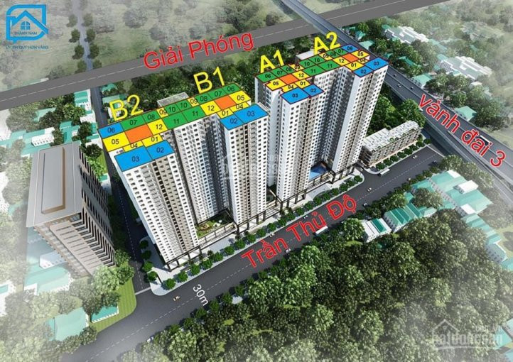 Chính Chủ Bán Nhanh Shop Thương Mại Dự án Phương đông Green Park Số 1 Trần Thủ độ 6