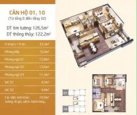 Chính Chủ Cần Bán Căn Hộ 1210 Tòa N01t5 Ngoại Giao đoàn, Dt 121m2 Tk 3pn 2wc View Hồ Tây, Starlake 6