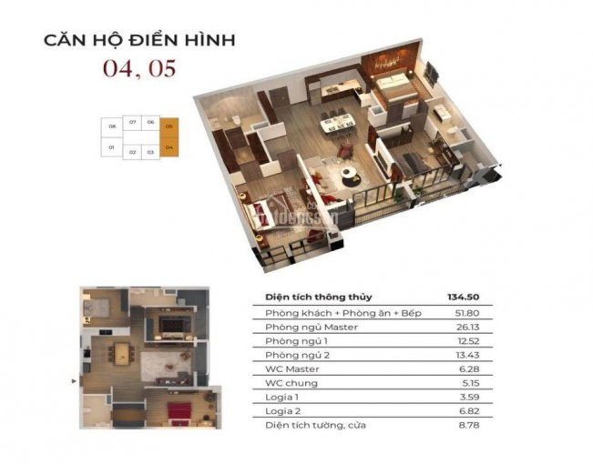 Chính Chủ Cần Bán Căn Hộ Diện Tích 134m2, đã Có Sổ Hồng, Chiết Khấu 11%, Vay Ls 0% Trong 24 Tháng 1