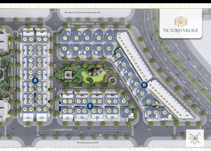 Chính Chủ Cần Bán Dự án Victoria Village Thạnh Mỹ Lợi Quận 2 Dt 9x22m, Giá 28,5 Tỷ, Lh: 0936883939 1