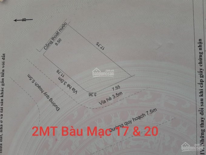 Chính Chủ Cần Bán Lô đất 2mt Bàu Mạc 17 Và 20, Phường Hòa Khánh Bắc, Liên Chiểu, đà Nẵng 4