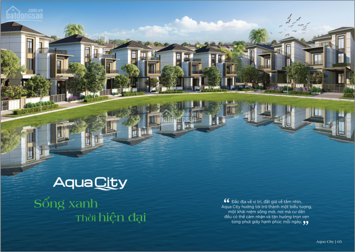 Chính Chủ Giảm Giá Sâu Biệt Thự đơn Aqua City, 12x20m View Sông, Giá Cực Rẻ: 11 Tỷ 460 2