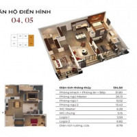 Chính Chủ Cần Bán Căn Hộ Diện Tích 134m2, đã Có Sổ Hồng, Chiết Khấu 11%, Vay Ls 0% Trong 24 Tháng